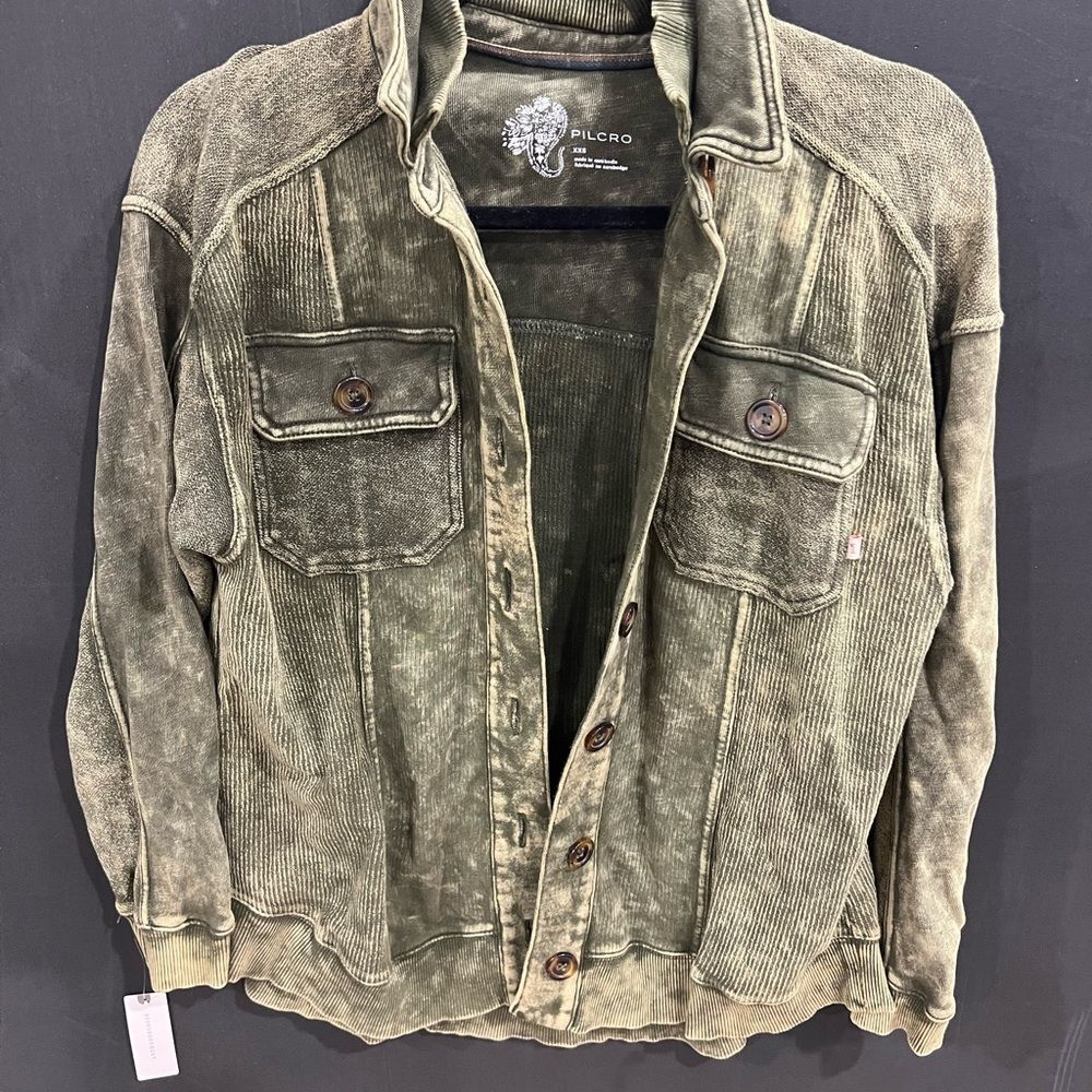 NWT Anthro Pilcro button shirt (kinda like a Shacket) - size XXS
